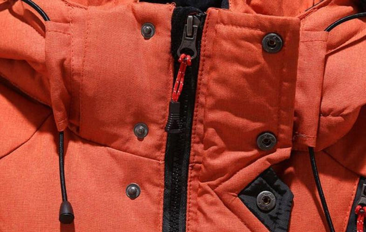 Drune | Dicke Pufferjacke für Männer Hohe Isolierung Winddicht
