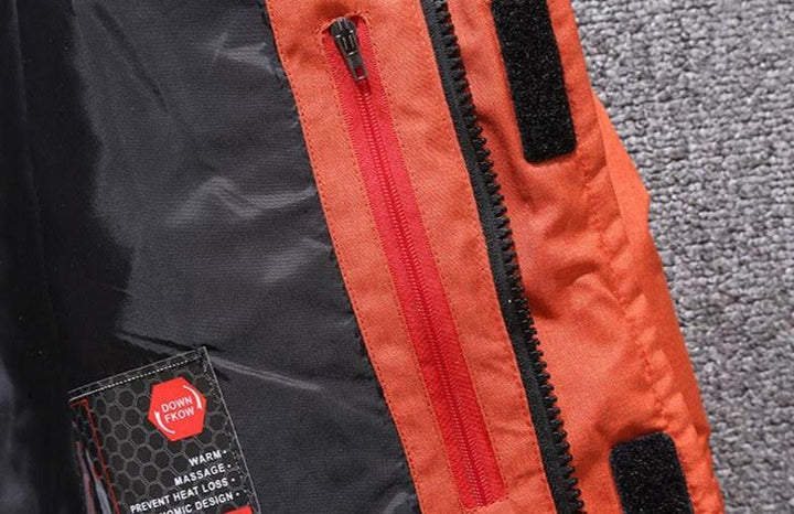 Drune | Dicke Pufferjacke für Männer Hohe Isolierung Winddicht