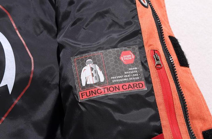 Drune | Dicke Pufferjacke für Männer Hohe Isolierung Winddicht