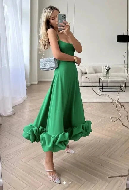 Drune | Elegante Maxikleid mit Falten