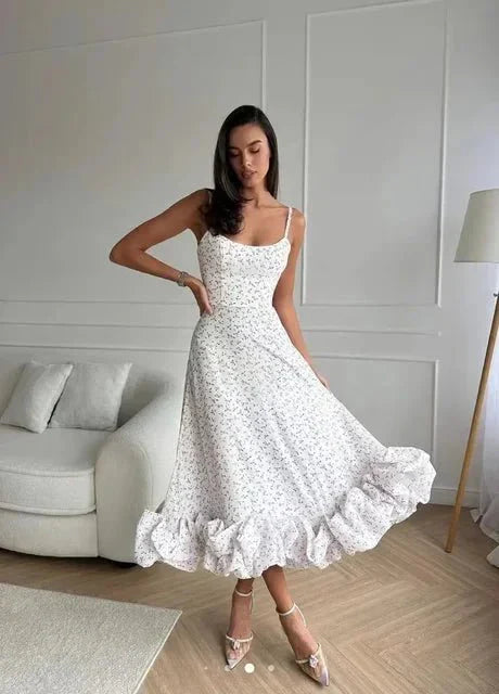 Drune | Elegante Maxikleid mit Falten