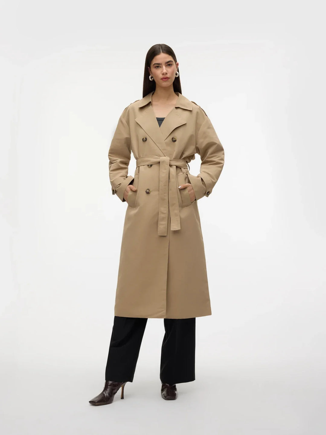 Drune | Trenchcoat Stilvoll und Funktional Ideal für Windige Tage
