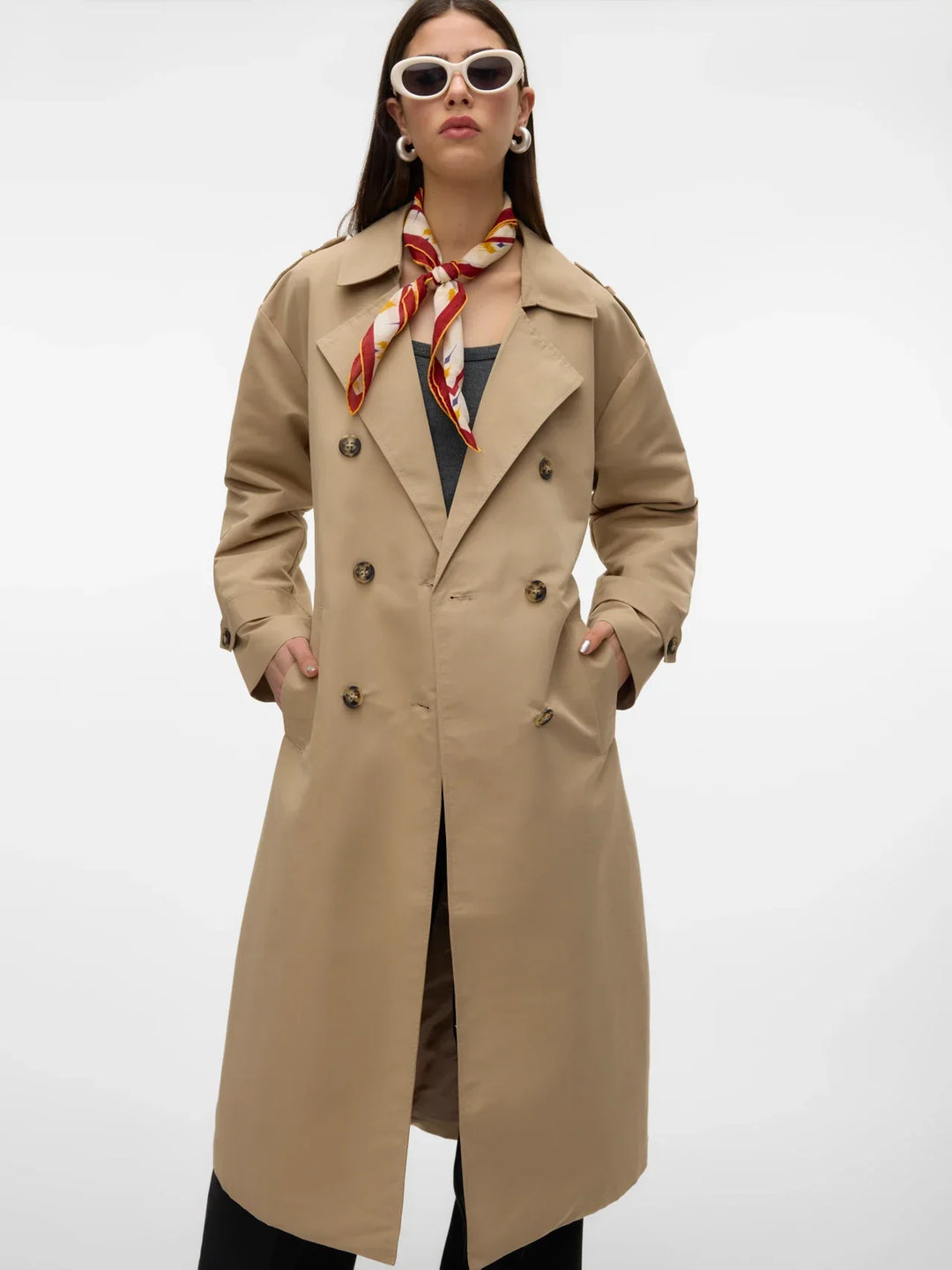 Drune | Trenchcoat Stilvoll und Funktional Ideal für Windige Tage