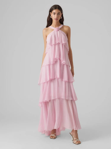 Drune | Glamour Goddess Halsband Maxi Kleid