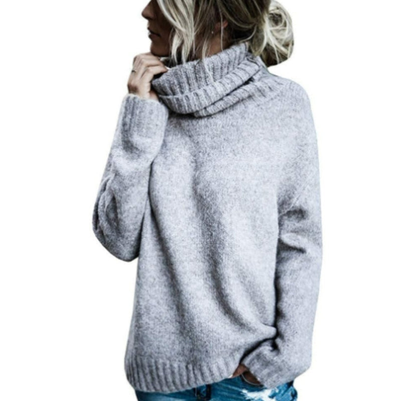 Drune | Rollkragenpullover - Dickstrick - Lockere Passform - Weich und Komfortabel