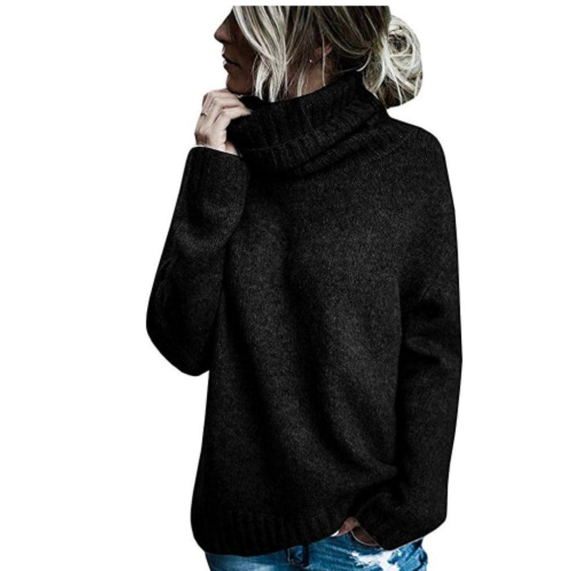 Drune | Rollkragenpullover - Dickstrick - Lockere Passform - Weich und Komfortabel
