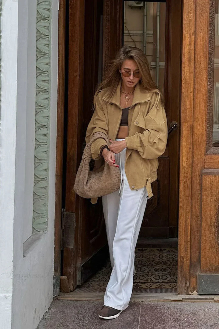 Drune | Matt Elegant Wildlederjacke