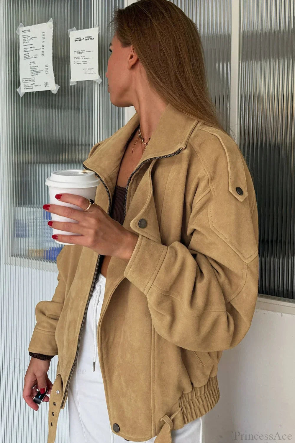 Drune | Matt Elegant Wildlederjacke