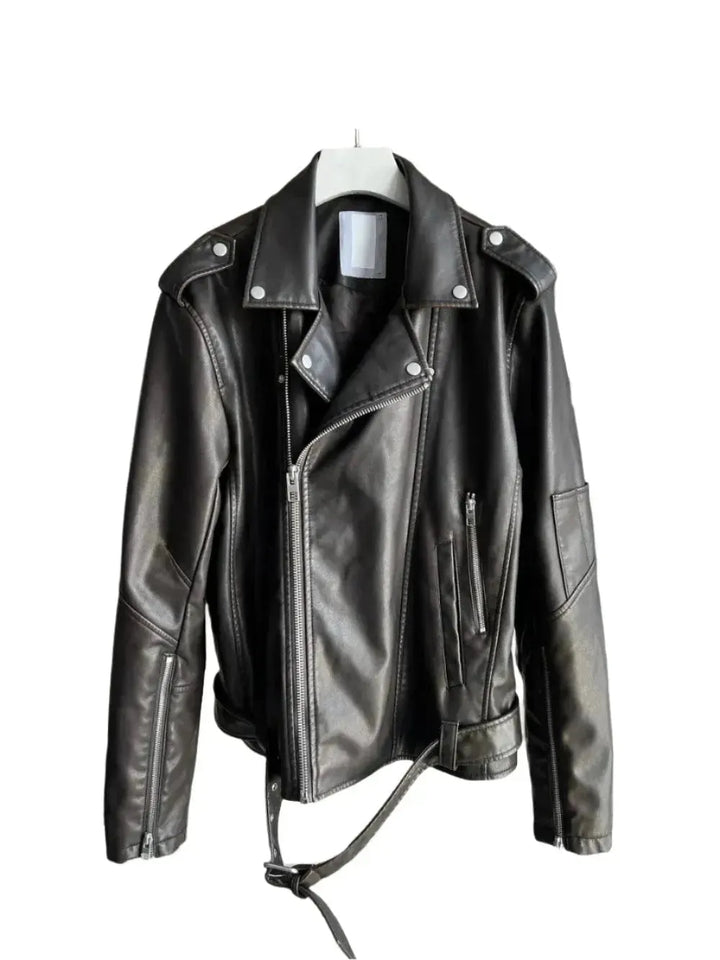 Drune | Vintage Herren Leder Bikerjacke
