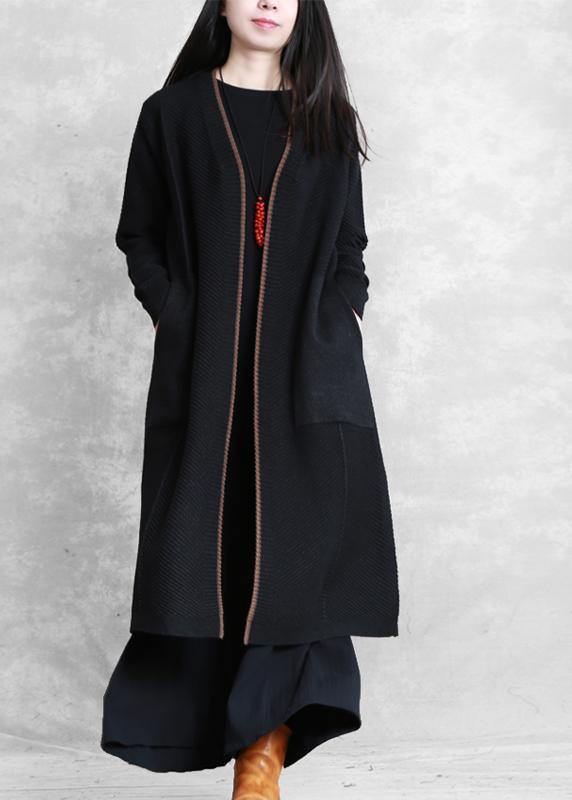 Drune | Oversize-Maxi-Mantel dumpfes Grün Taschen Mäntel