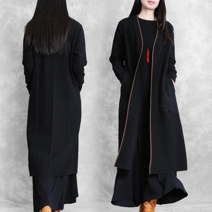 Drune | Oversize-Maxi-Mantel dumpfes Grün Taschen Mäntel