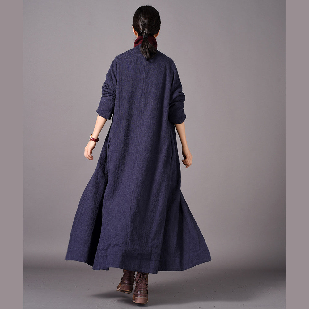 Drune | rote Mäntel Übergrößen Stickerei baggy Trenchcoat Drune | seitlich offene Mäntel