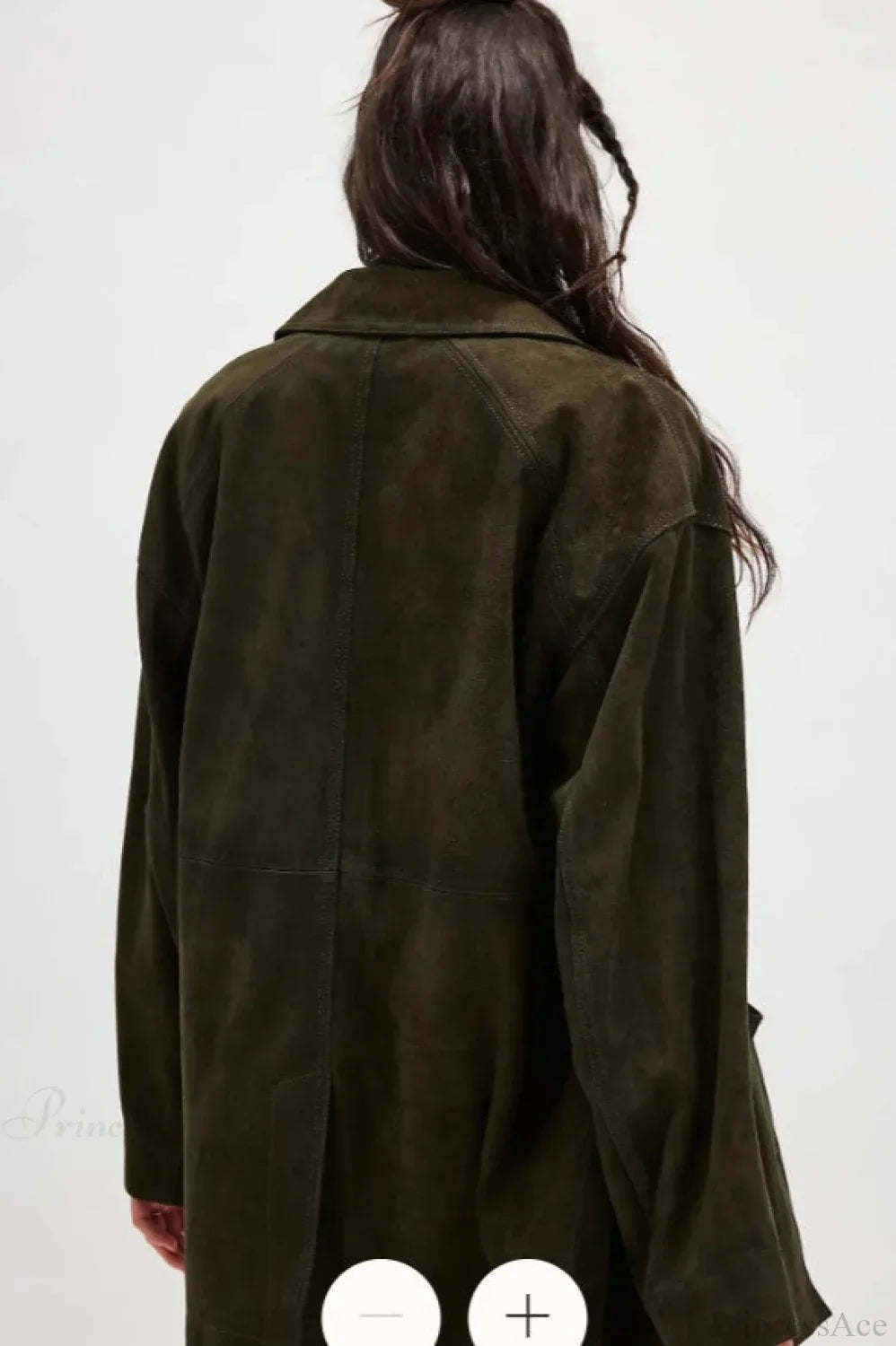Drune | Schlichte Wildleder Einreiher-Jacke