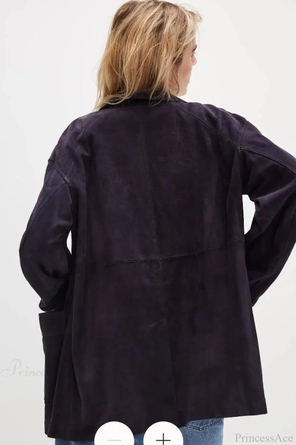 Drune | Schlichte Wildleder Einreiher-Jacke