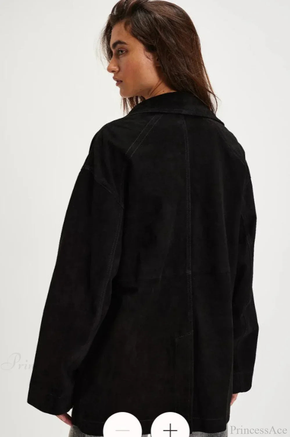Drune | Schlichte Wildleder Einreiher-Jacke