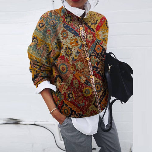 Drune | Vintage stilvoller Damenpullover