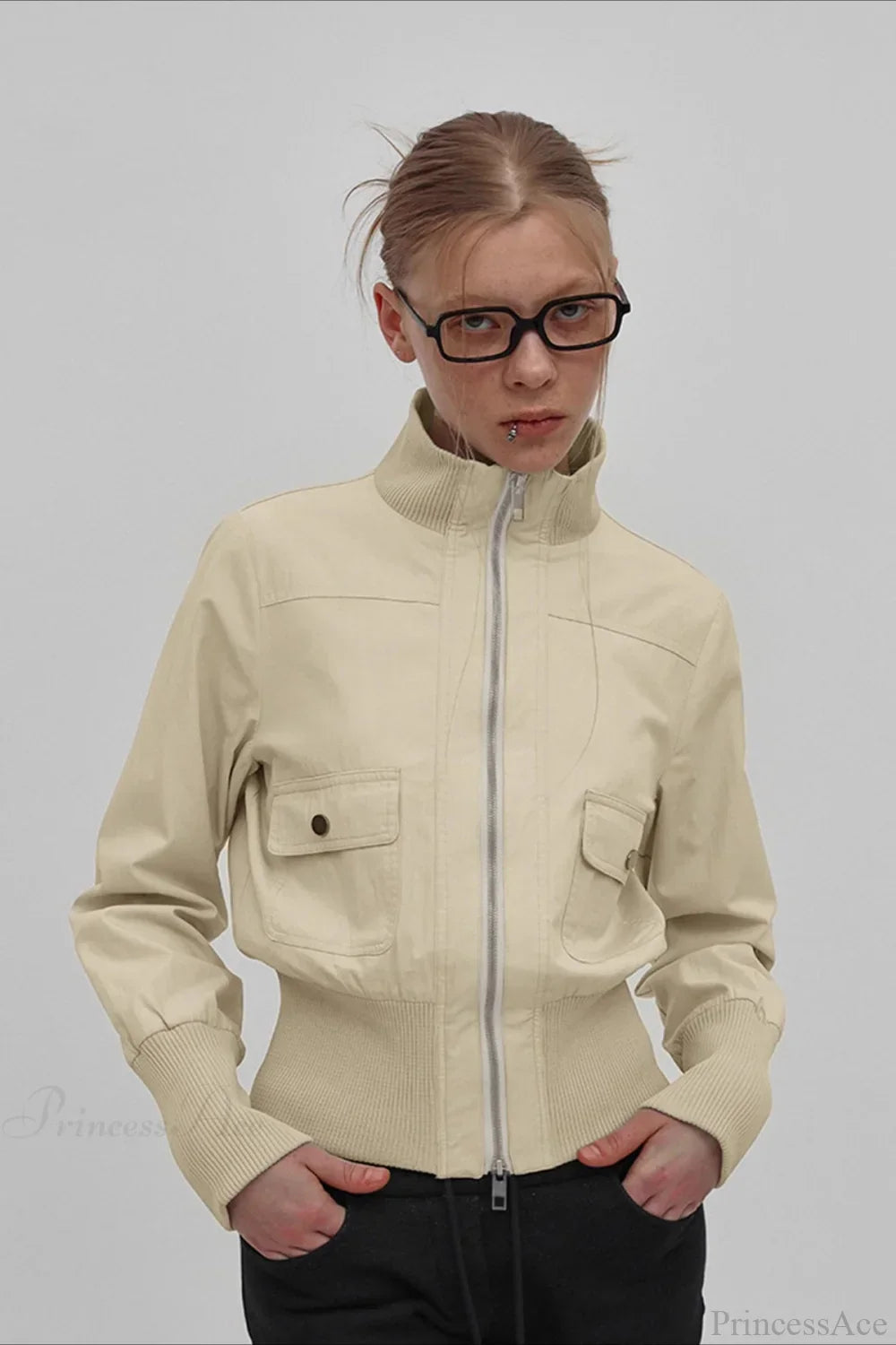 Drune | Utility Gerippte Taschenjacke