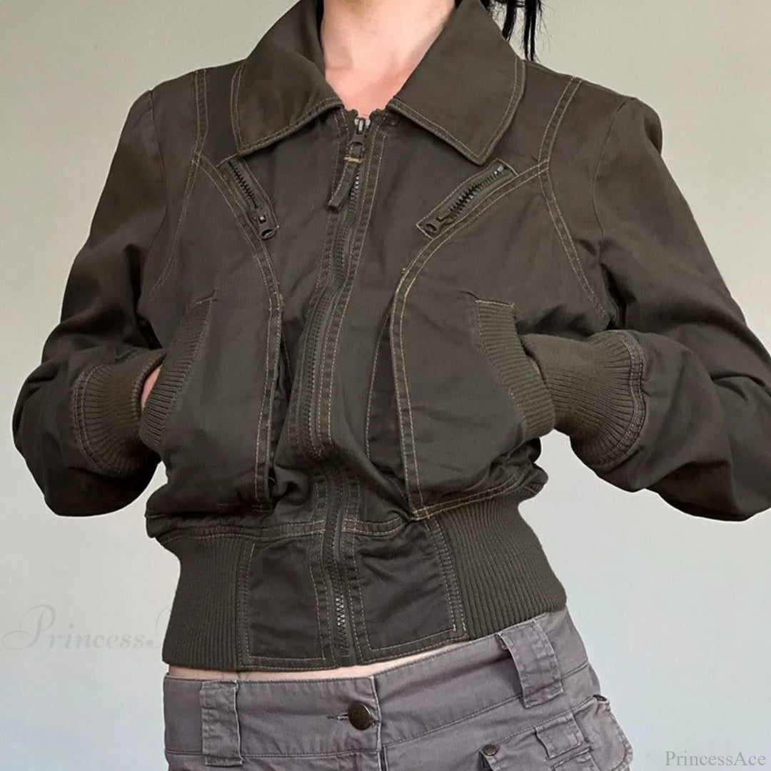 Drune | Utility Zip Slim Fit Taschenjacke