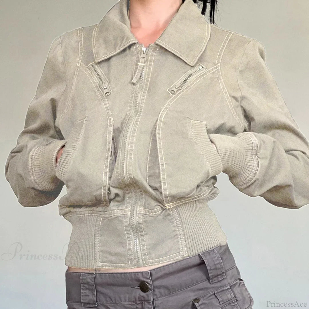 Drune | Utility Zip Slim Fit Taschenjacke