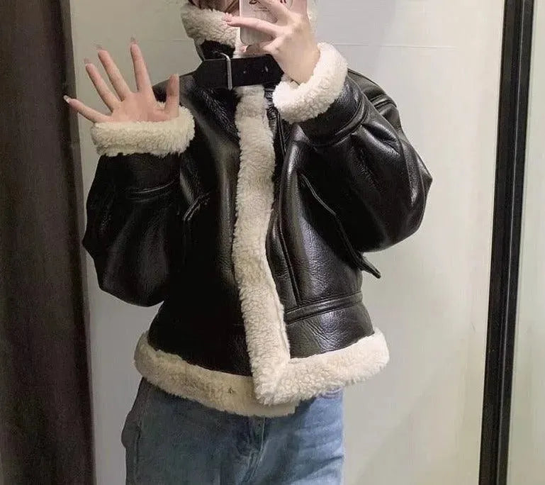 Drune | Vintage Winter Lederjacken für Frauen