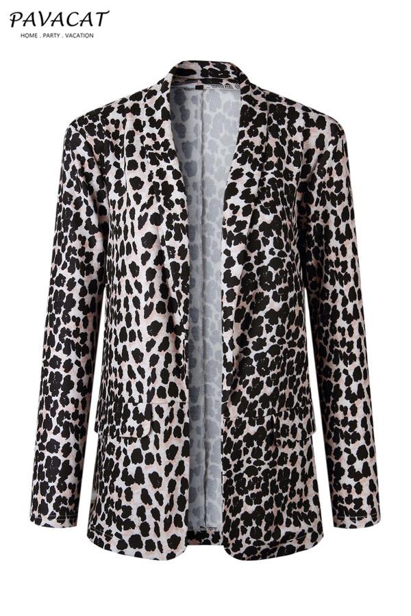 Drune | Waldtiermuster Strickjacke Leopard
