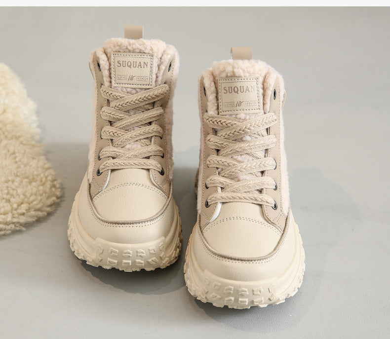 Drune – Wasserdichte Plüsch-Stiefeletten