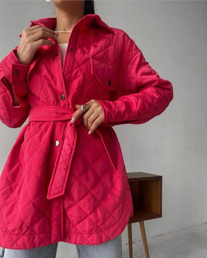 Drune | Damen Gepolsterter Mantel Trenchcoat für den Saisonwechsel 2023