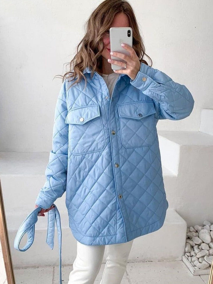 Drune | Damen Gepolsterter Mantel Trenchcoat für den Saisonwechsel 2023