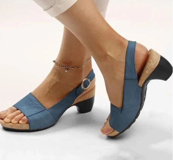 Drune - Bequeme, elegante Schuhe mit niedrigem, klobigem Absatz