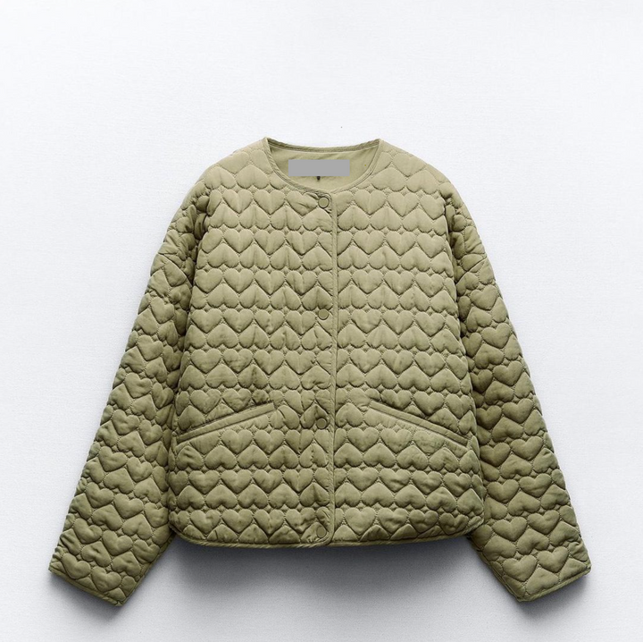 Drune | Gefütterte Jacke mit Herzmotiv