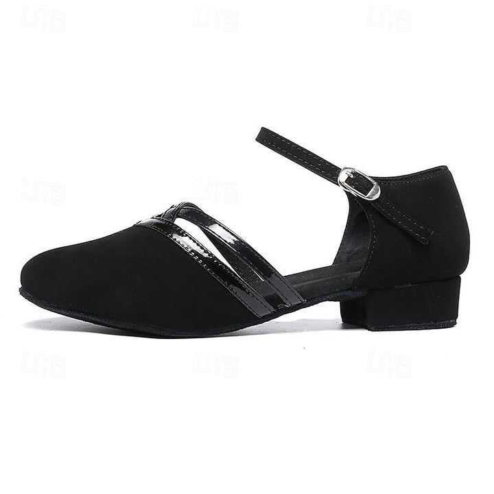 Drune | Moderne Tanzschuhe für Damen - Schwarz - Hochwertiges Wild