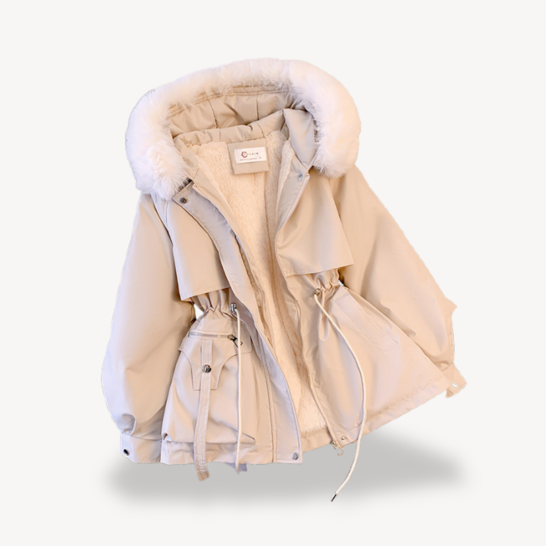 Drune | Damen Kunstfell gefütterte Parka Jacke