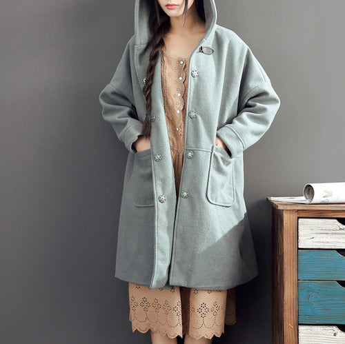 Drune | woll outfits hellgrün oversized taschen langarmmäntel