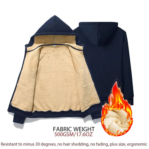 Drune | Warme Lamm Kapuzenjacke - Oversized & Bequem