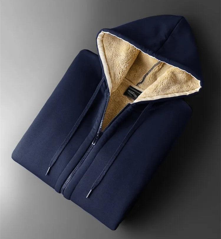 Drune | Warme Lamm Kapuzenjacke - Oversized & Bequem
