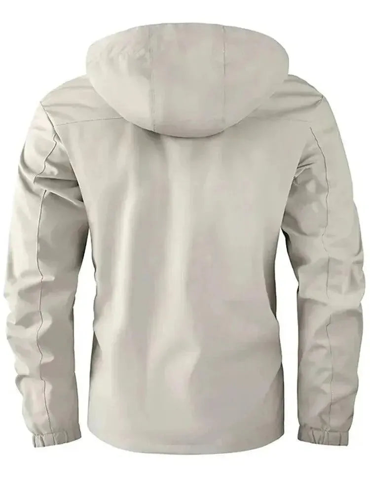 Drune | Wasserdichte Kapuzen Herren Windbreaker Jacke