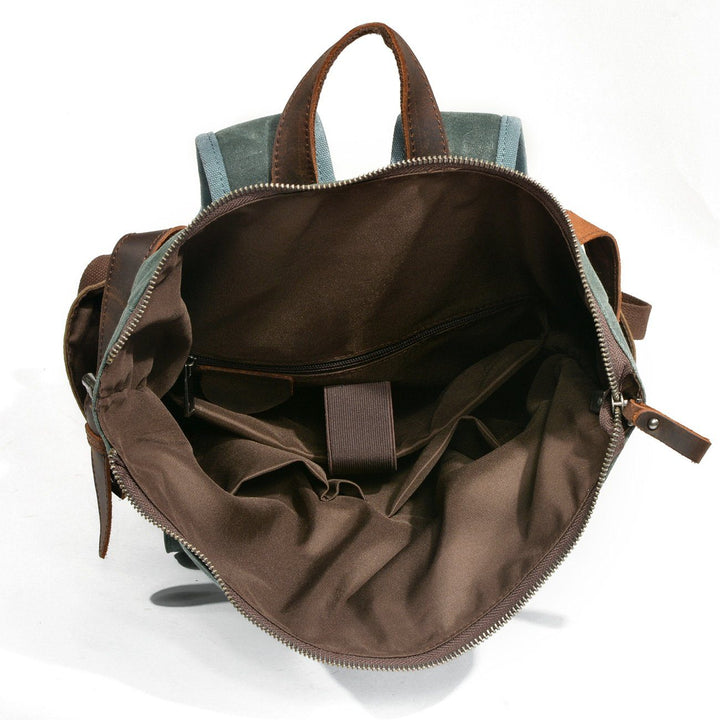 Drune | Canvas Rolltop Rucksack - LundaStyle - Nachhaltig und stilvoll für Abenteurer