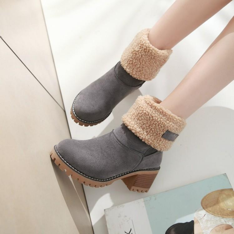 Drune | Elegante Winter Stiefel mit Absatz für Frauen