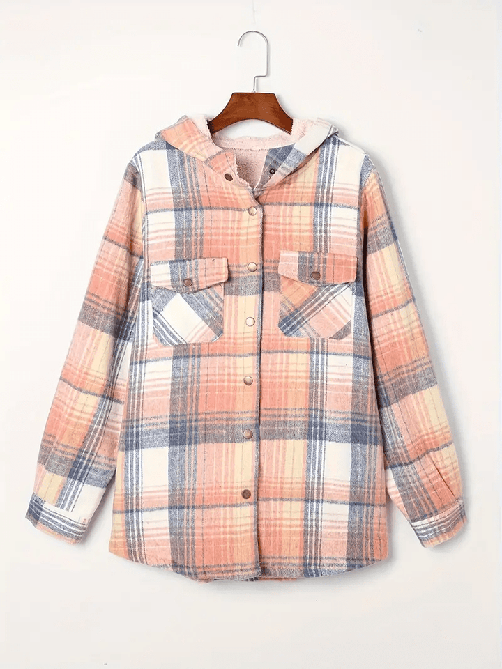 Drune | Shacket mit Faux-Schaffellkragen - Gemütliche Schicht - Lässiges Herbst-Essential