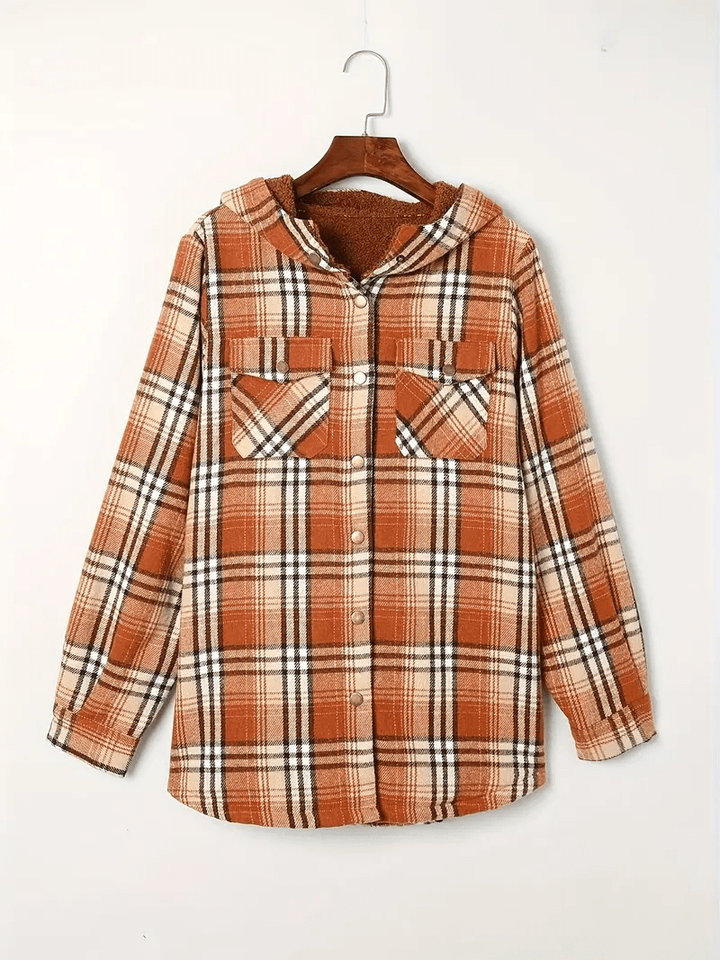 Drune | Shacket mit Faux-Schaffellkragen - Gemütliche Schicht - Lässiges Herbst-Essential