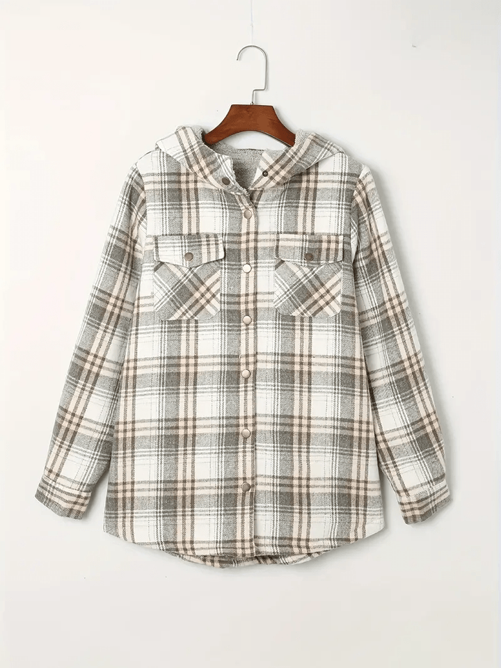 Drune | Shacket mit Faux-Schaffellkragen - Gemütliche Schicht - Lässiges Herbst-Essential