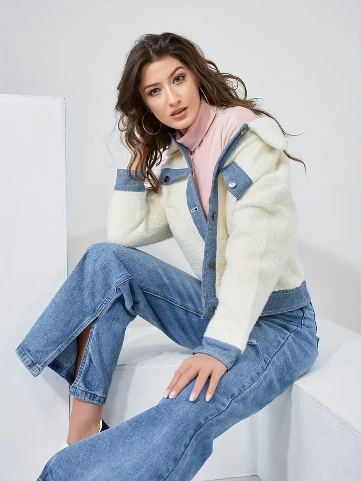 Drune | Umgekehrte Denimjacke für Damen Marry