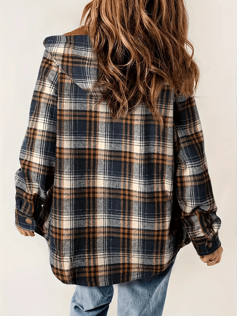 Drune | Shacket mit Faux-Schaffellkragen - Gemütliche Schicht - Lässiges Herbst-Essential