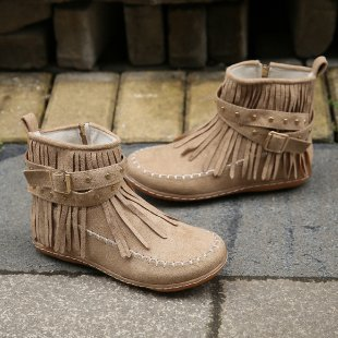 Weiche Boheme Western Damen Fransen Bequeme Stiefel Drune