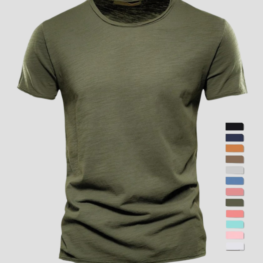 Drune | T-shirt Weiß Herren Slim Fit