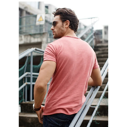 Drune | T-shirt Weiß Herren Slim Fit