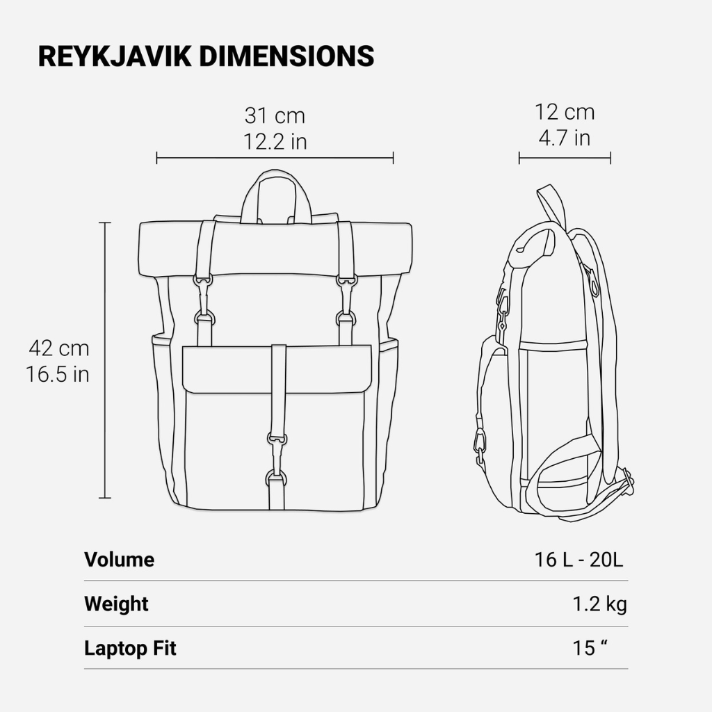 Drune | Retro Canvas Rucksack Zeitlos Und Nachhaltig Robuster Rucksack