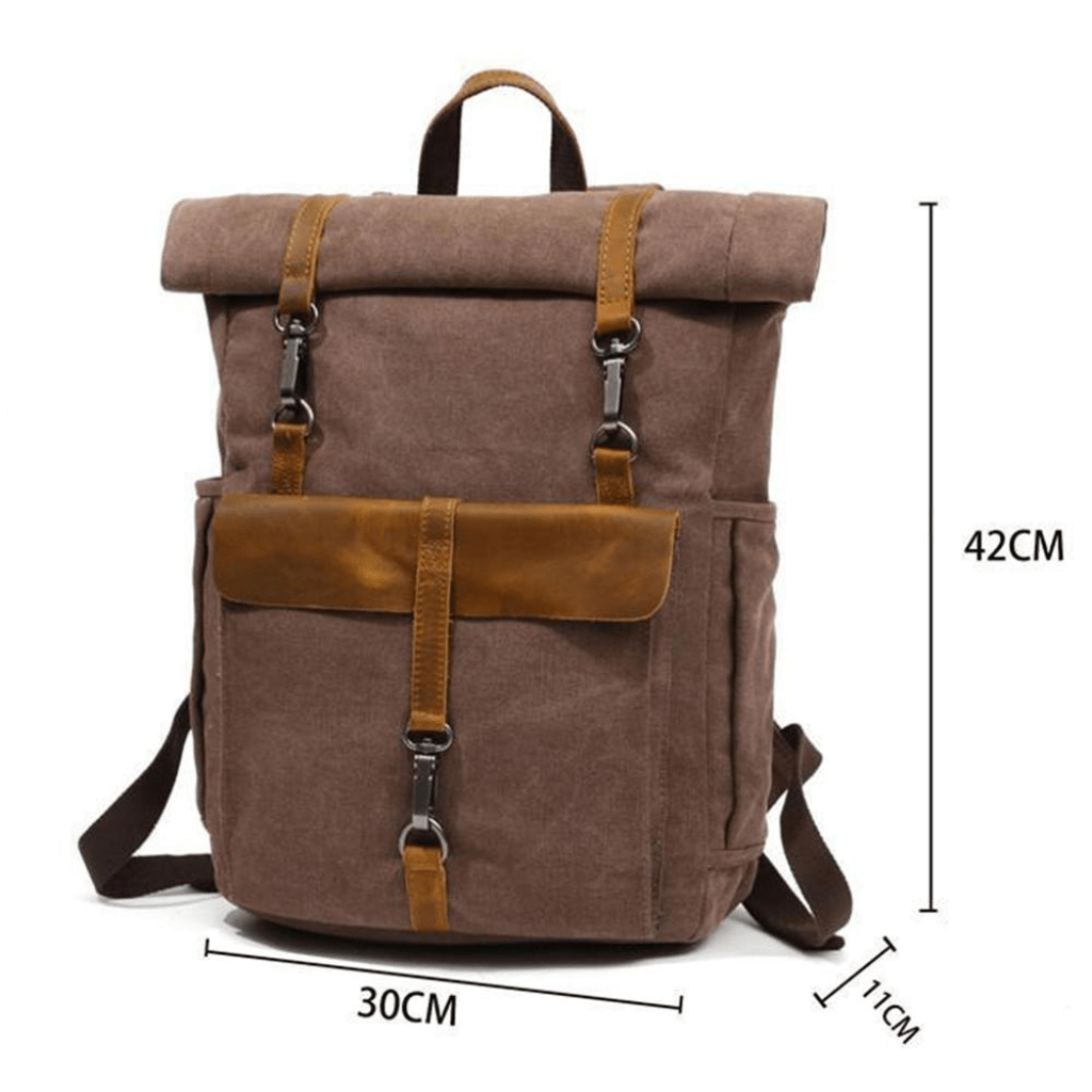 Drune | Retro Canvas Rucksack Zeitlos Und Nachhaltig Robuster Rucksack
