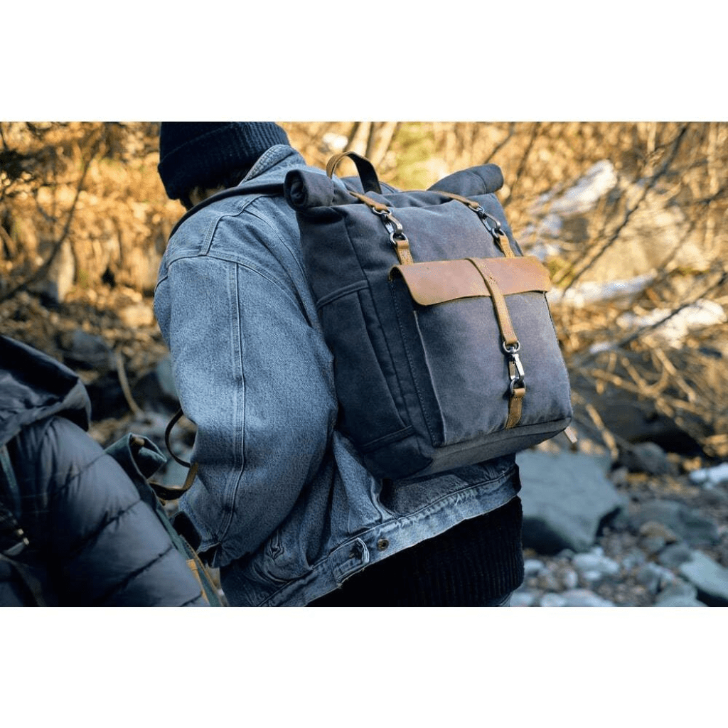 Drune | Retro Canvas Rucksack Zeitlos Und Nachhaltig Robuster Rucksack
