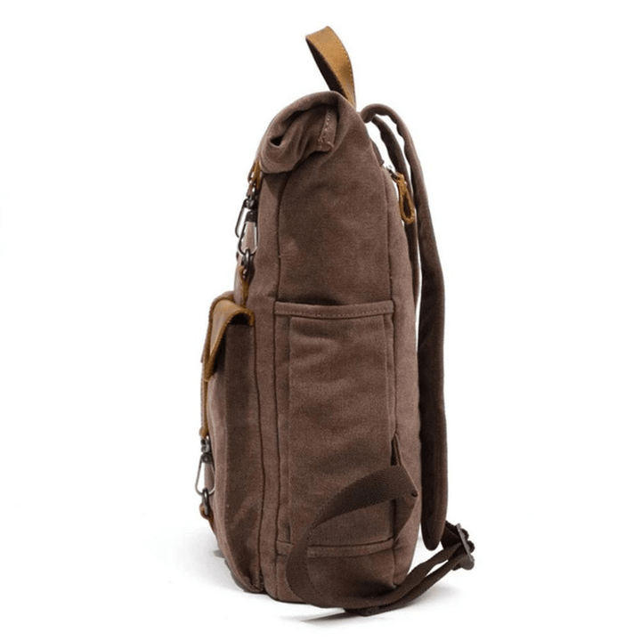 Drune | Retro Canvas Rucksack Zeitlos Und Nachhaltig Robuster Rucksack